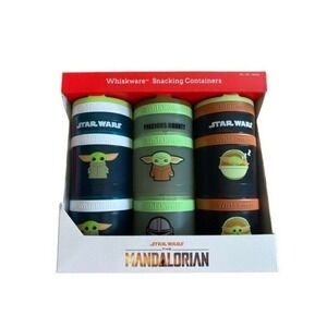 Whiskware‎  Star Wars The Mandalorian Stackable Portable Snacking Containers